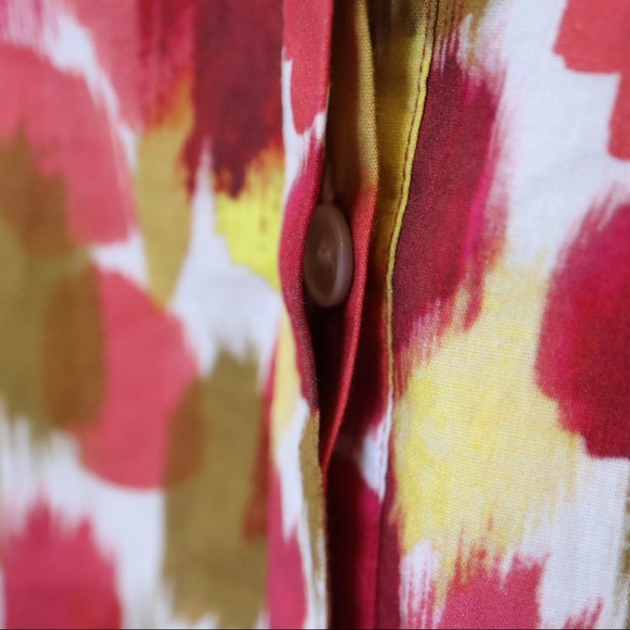 Lafayette 148 Blouse Sabrina Malay Print Top Sz 6 - Picture 4 of 7